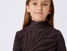 Name It top black with zebra print  